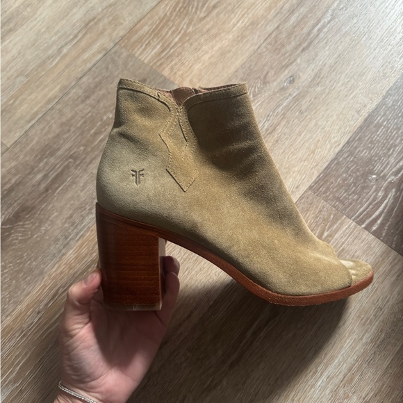 Frye Danica Peep Toe Booties - Picture 2 of 7